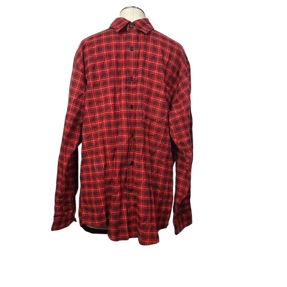 J. Crew Plaid Button Down Long Sleeve Shirt Men's M
